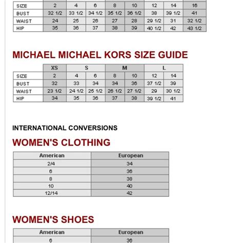 michael kors sock|mk socks size chart.